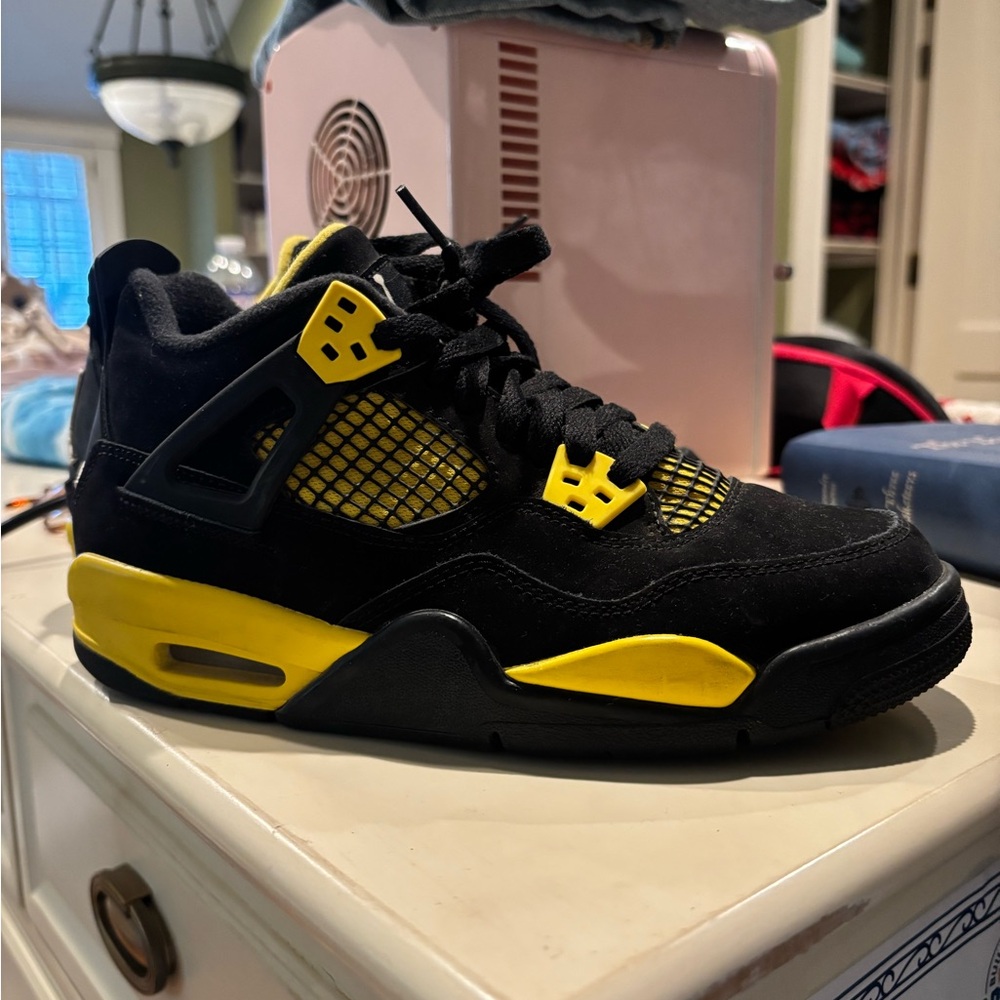 Black and Yellow Boys Jordans